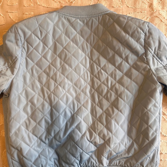 Levi’s Strauss & Co. Quilted Light Blue Bomber women’s Jacket - Size Medium - Picture 3 of 7